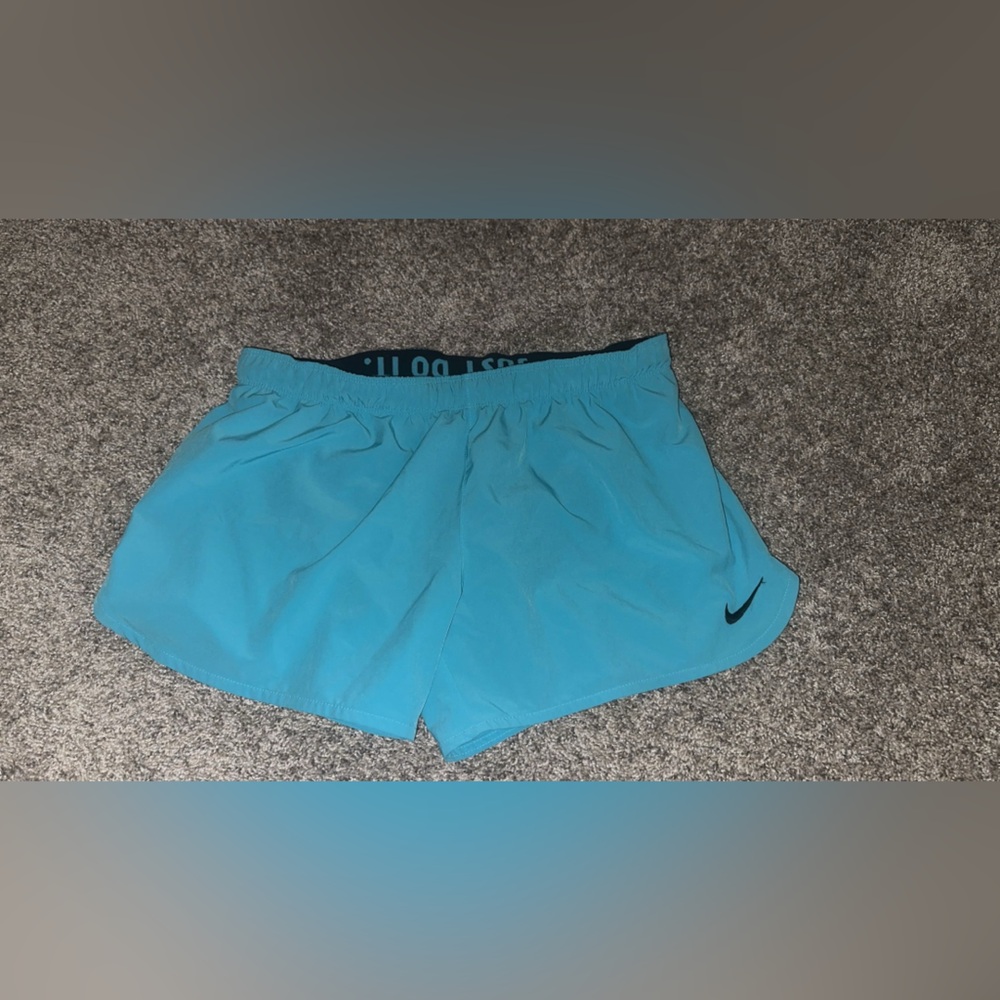 Nike shorts aqua blue Dri-fit